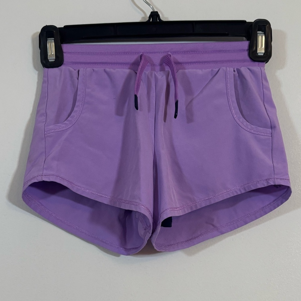 All in Motion Women’s Athletic Shorts Small Purple Lavender Activewear
